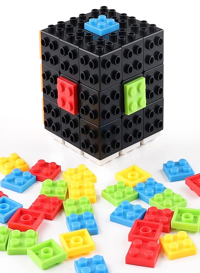 ZhildChen 3x3 Speed Cube Black 3x3x3 Magic Speed Cube Puzzles Sturdy and Smooth Speed Cubes Puzzles Toy Montessori STEM Educational Toys Gift for Kids and Adults - Image 4